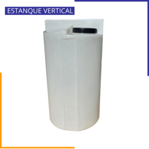 Estanque vertical polietileno Quimitank - 60L, 150L, 250L.  Con graduación.