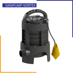 SANIPUMP BOMBA SUMERGIBLE AGUAS SERVIDAS versión con impulsor VORTEX
