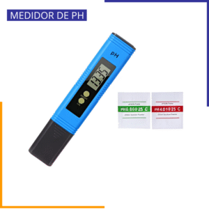 Medición y Control Digital Ph + 3 pruebas de calibración Ph (4.01 , 6.86 Y 9.18)