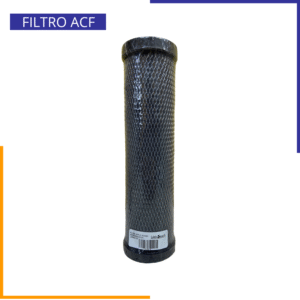 Filtro ACF 10" celulosa impregnada (AC) carbón activado de coco