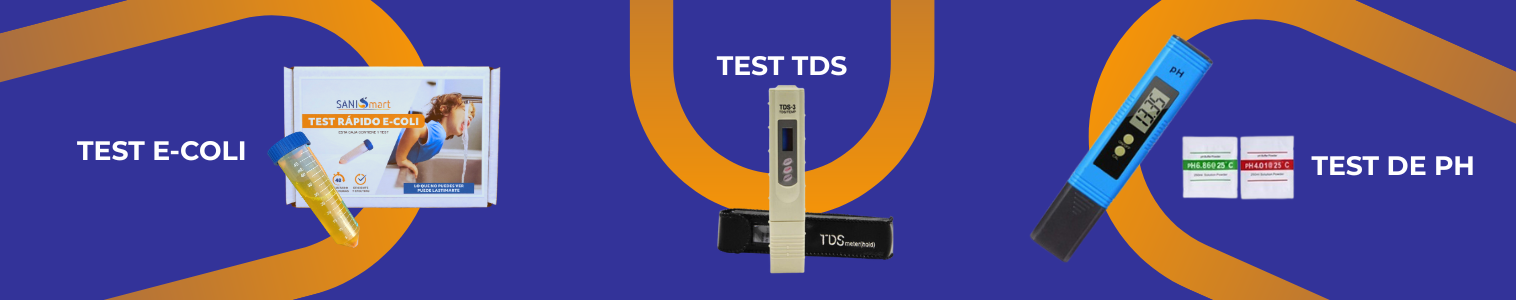 Tests y medidores de agua