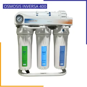 PURIFICADOR DE AGUA OSMOSIS INVERSA 400 11GL (41L) o 20GL (75L)