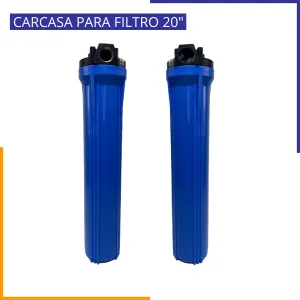 CARCASA SIMPLE 20" PARA FILTRO